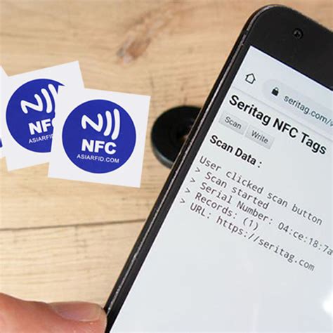 Is it possible to write (small) files onto an NFC tag and then